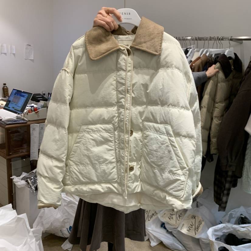 VENIR-a韓國直郵㊣女士新品推薦職業真品人氣時尚短款羽絨服VENIR-a短款羽絨服