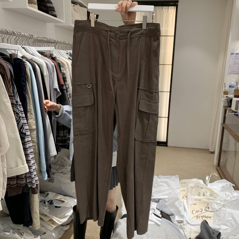 VENIR-a東大門㊣代購女裝新品25秋冬真品人氣職業熱賣休閑褲VENIR-a休閑褲