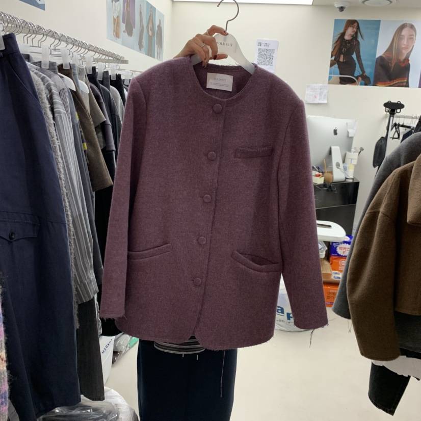 SOLD OUT韓國代購㊣女裝新款人氣真品推薦休閑時尚25秋冬夾克SOLD OUT夾克