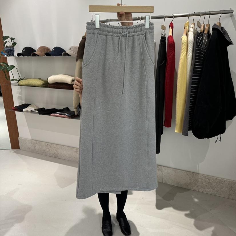ANDMORE BUTTON東大門㊣直郵女裝新品推薦職業休閑人氣長裙ANDMORE BUTTON長裙