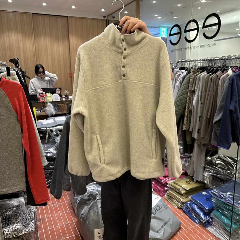 E/E/E東大門㊣代購女裝新品時尚真品推薦人氣衛衣羊毛柔軟E/E/E衛衣