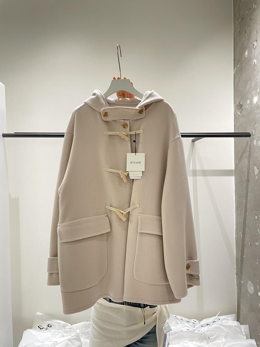 MUCH MORE東大門㊣實拍女士新品推薦休閑職業25秋冬中長款大衣MUCH MORE中長款大衣