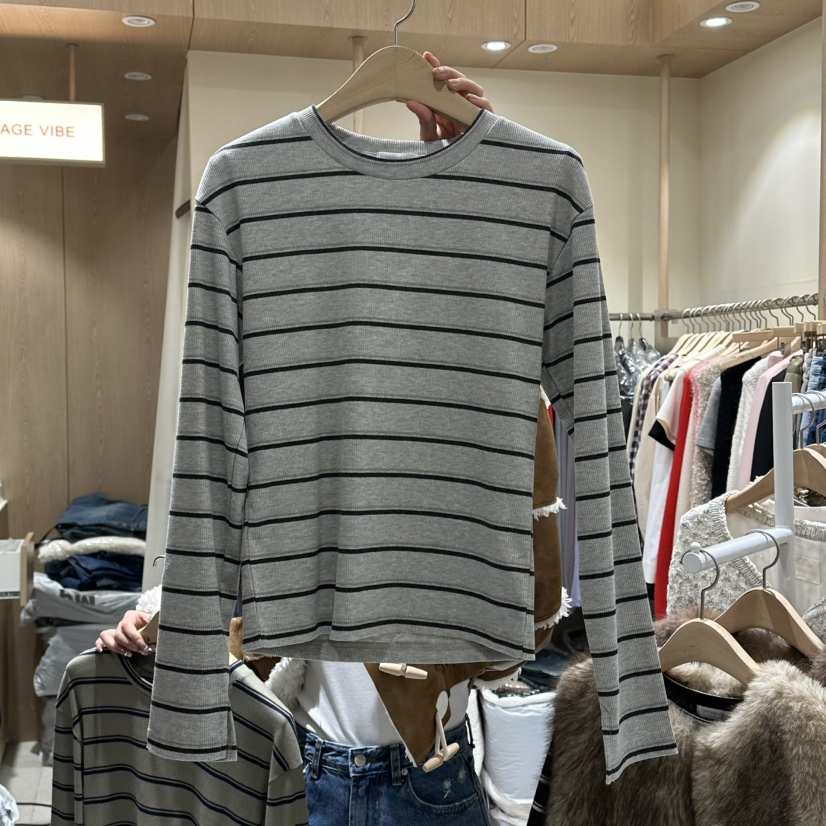 VINTAGE VIBE東大門㊣實拍女士新品推薦真品人氣時尚長袖T恤VINTAGE VIBE長袖T恤