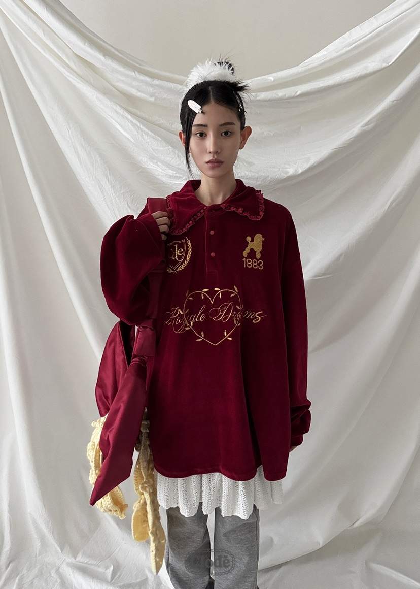 CLODE東大門㊣實拍女士新品人氣25秋冬休閑職業推薦襯衫蕾絲衫CLODE襯衫/蕾絲衫
