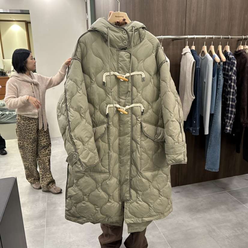 URBANSTORY/REMAKING韓國直郵㊣女士新款職業長款羽絨服填充Remaking/URBANSTORY長款羽絨服