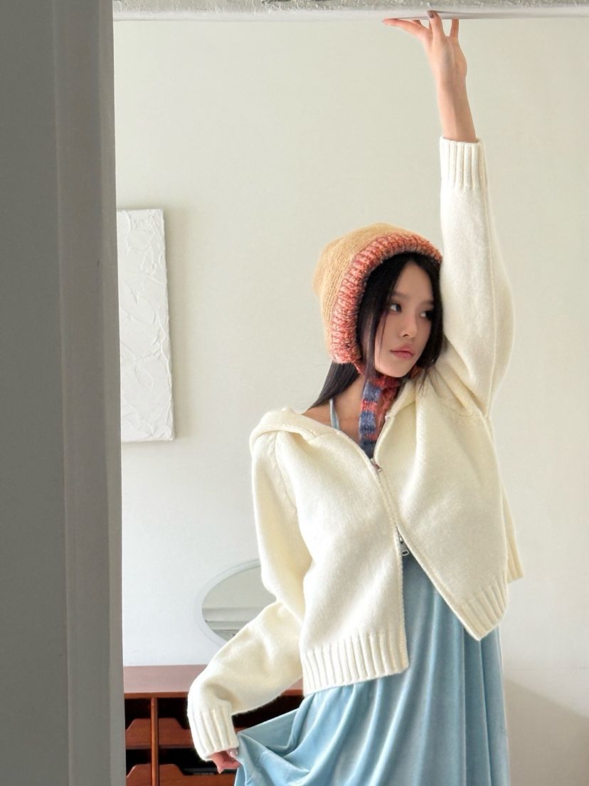 MAISONDEGLORY東大門㊣直郵女裝新品時尚人氣推薦針織衫連帽衫MAISON DE GLORY針織衫