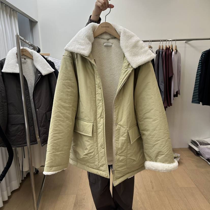 BLENDING-p東大門㊣實拍女裝新款25秋冬人氣職業短款羽絨服BLENDING-p短款羽絨服
