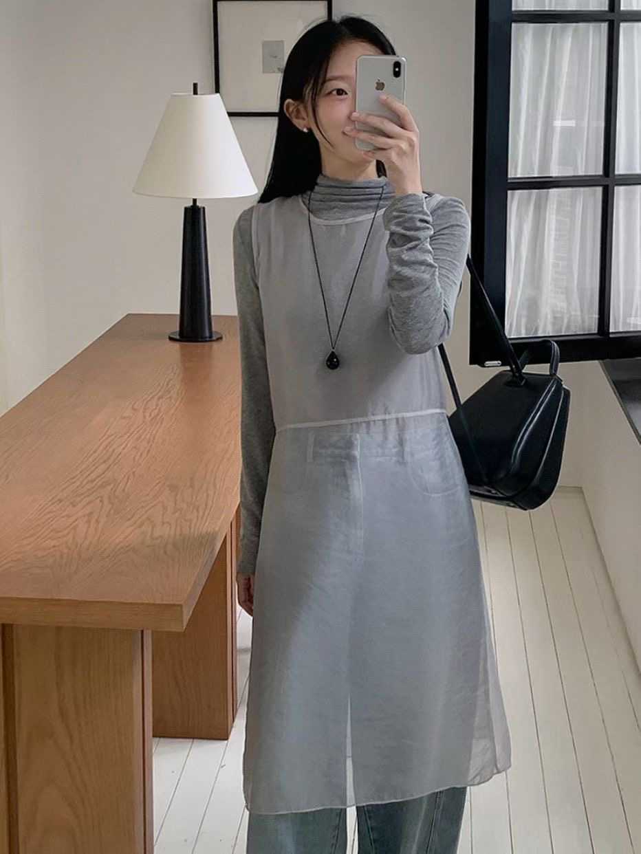 FERVENT東大門㊣實拍女裝新品推薦人氣休閑熱賣連衣裙不含內搭FERVENT連衣裙