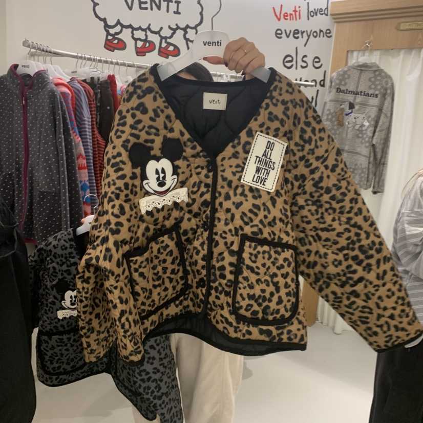 VENTI韓國代購㊣女裝新款真品時尚推薦人氣休閑夾克填充夾棉VENTI夾克