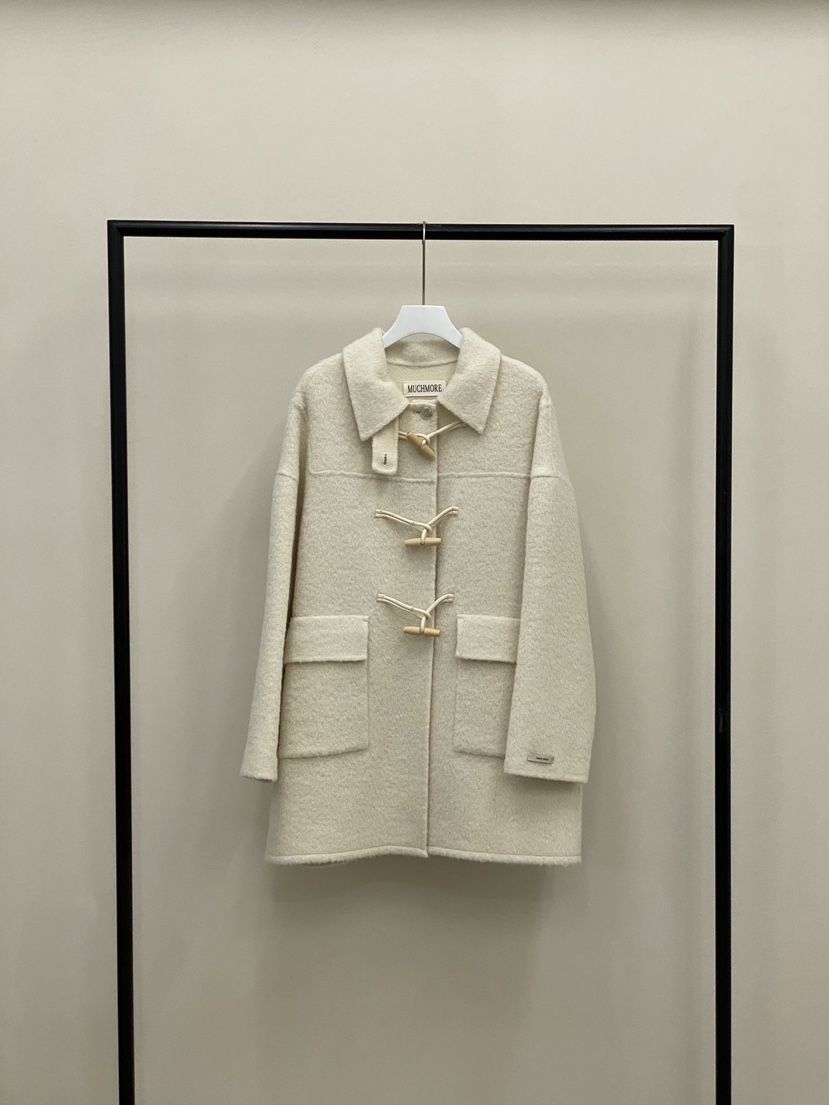 MUCH MORE東大門㊣直郵女士新品25秋冬人氣熱賣中長款大衣MUCH MORE中長款大衣