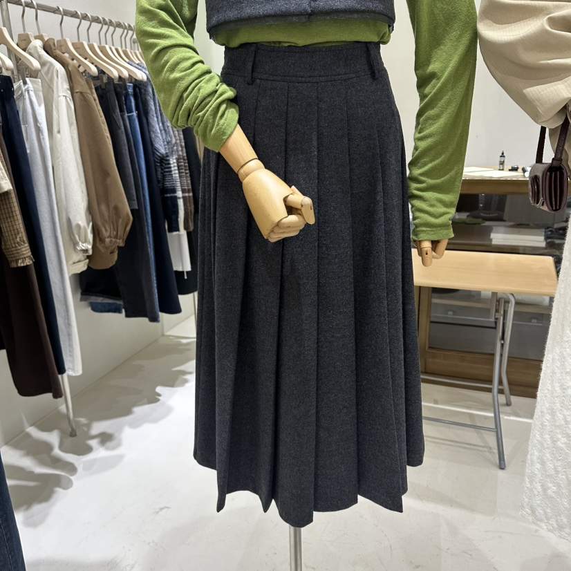 A WANT韓國代購㊣女裝新品推薦職業人氣25秋冬休閑時尚長裙A WANT長裙