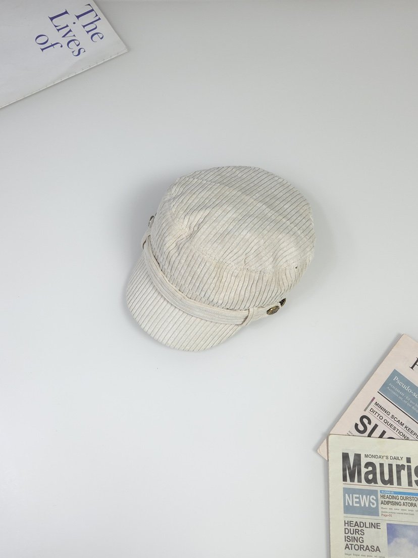 THE HAT-P東大門㊣實拍女裝新品職業人氣熱賣帽子海軍紐扣THE HAT帽子