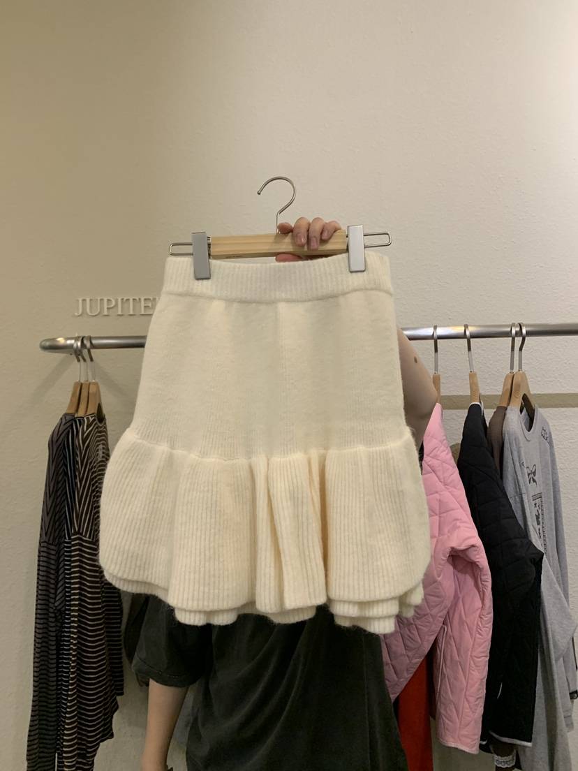 JUPITER韓國代購㊣女裝新品時尚熱賣休閑25秋冬職業真品短裙JUPITER短裙
