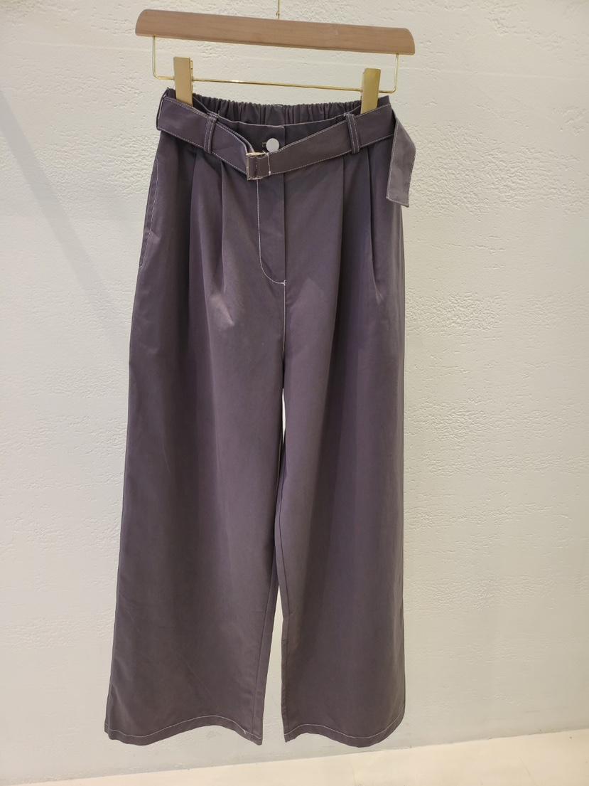 空東大門㊣代購女士新款職業休閑時尚人氣真品休閑褲含腰帶THE OTHER休閑褲
