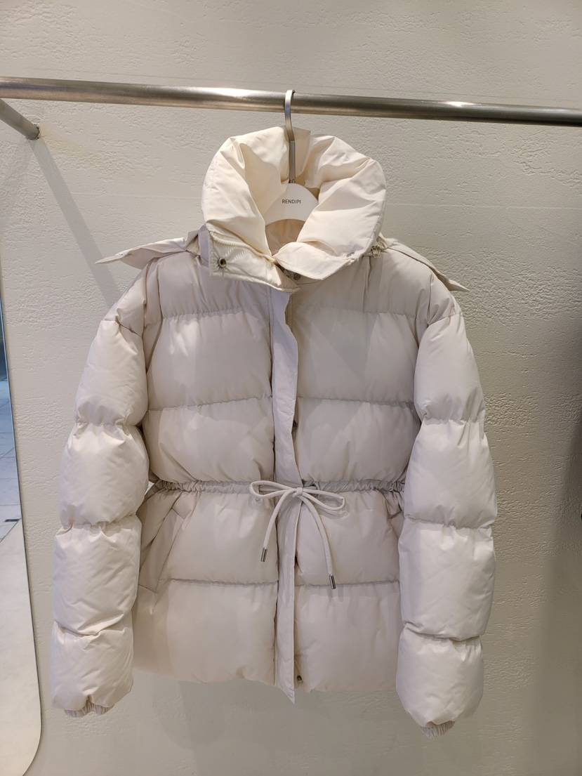 空東大門㊣實拍女裝新品推薦25秋冬真品熱賣短款羽絨服腰帶THE OTHER短款羽絨服
