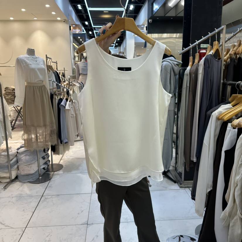 SANS韓國代購㊣女裝新款時尚真品職業25秋冬人氣推薦吊帶背心SANS吊帶/背心