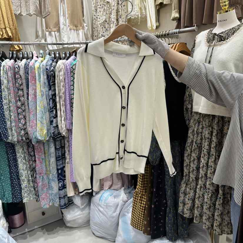 BIKINI東大門㊣實拍女裝新款時尚真品人氣職業休閑熱賣針織衫BIKINI針織衫