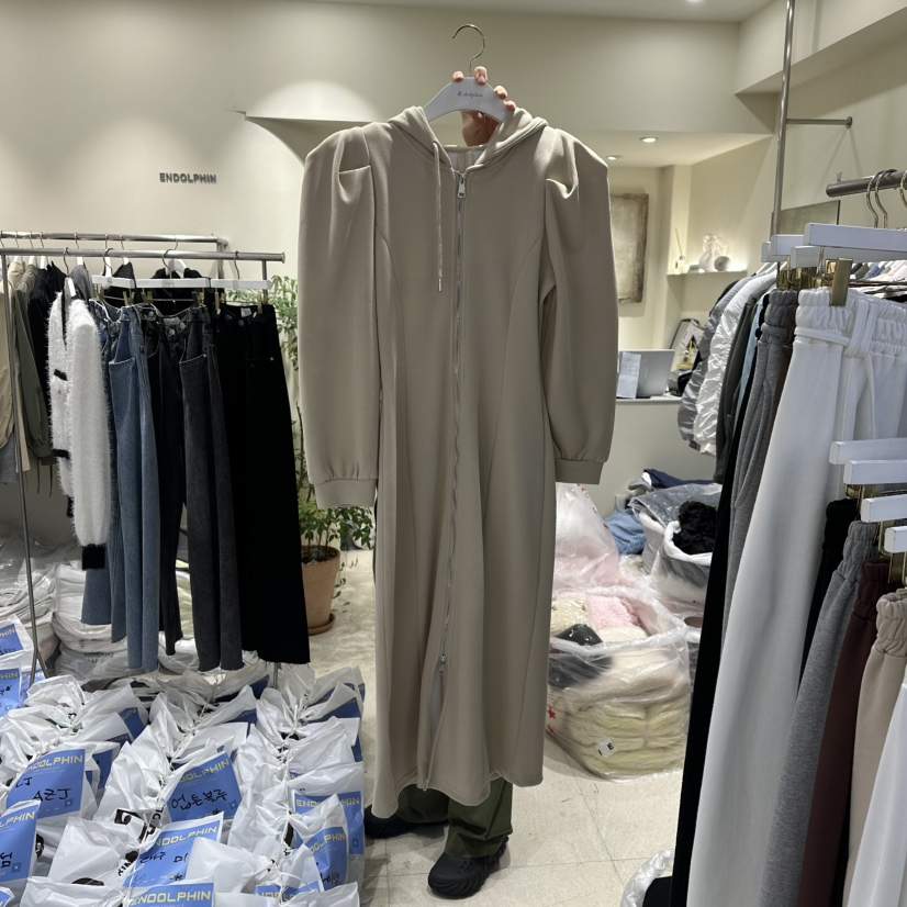 ENDOLPHIN東大門㊣代購女士新品職業休閑人氣連衣裙不含腰帶ENDOLPHIN連衣裙