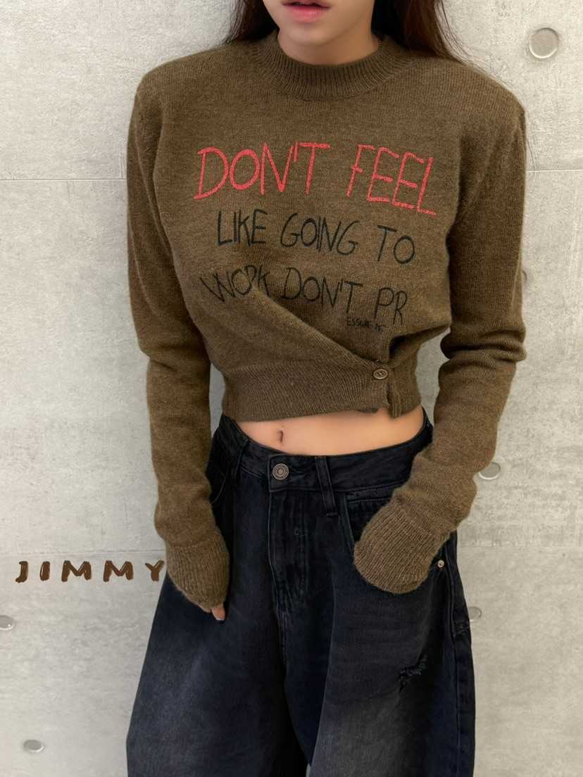 JIMMY東大門㊣直郵女士新品真品時尚休閑人氣推薦職業針織衫JIMMY/REMAKE針織衫