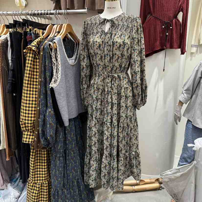 BIKINI韓國代購㊣女士新款休閑時尚推薦人氣職業真品連衣裙BIKINI連衣裙