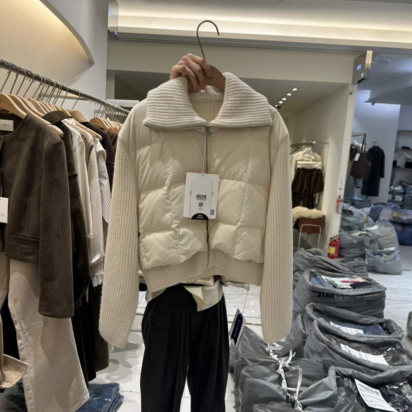 BLUEI-D東大門㊣實拍女士新款休閑真品熱賣時尚短款羽絨服Blue i-d短款羽絨服