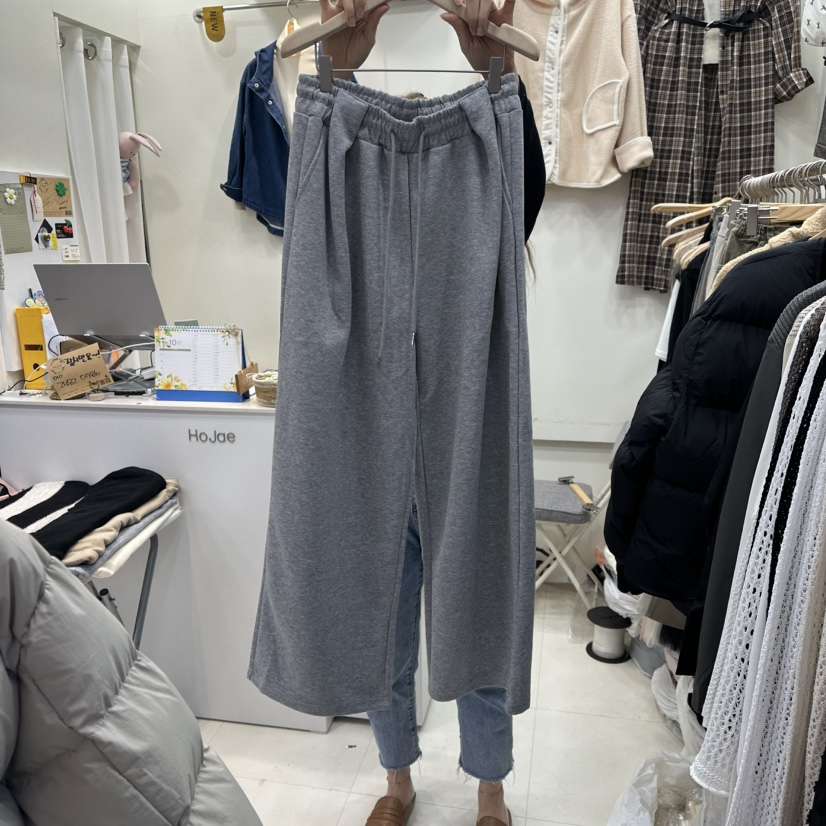 HOJAE東大門㊣實拍女士新品休閑真品熱賣職業時尚25秋冬休閑褲MID-LEVEL JUMP休閑褲