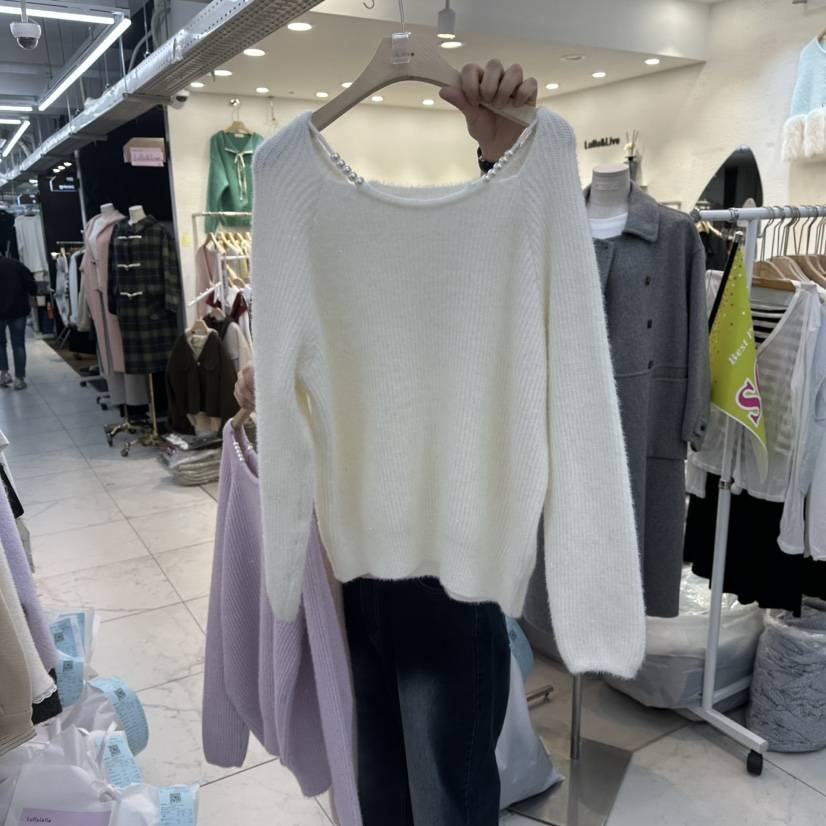 LULULALLA東大門㊣直郵女裝新品推薦職業真品人氣休閑針織衫LULULALLA針織衫