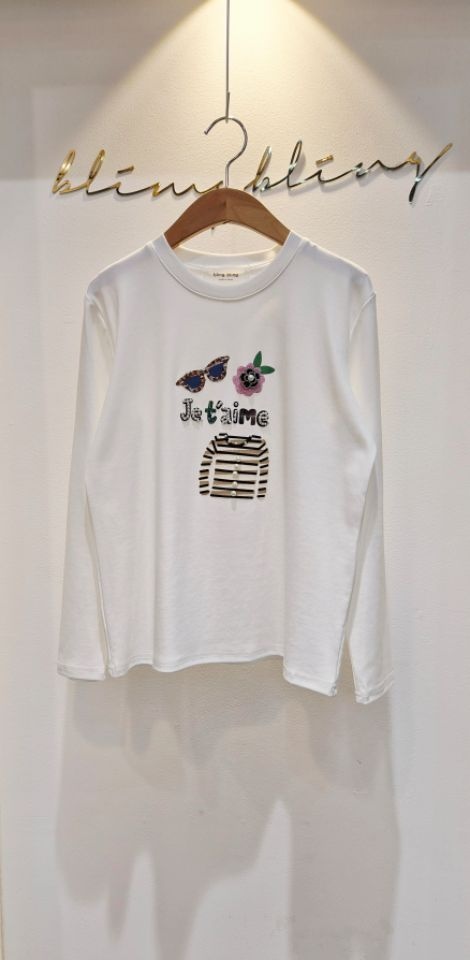 RICO東大門㊣代購女裝新品推薦熱賣時尚25秋冬職業真品長袖T恤bling bling/RICO長袖T恤