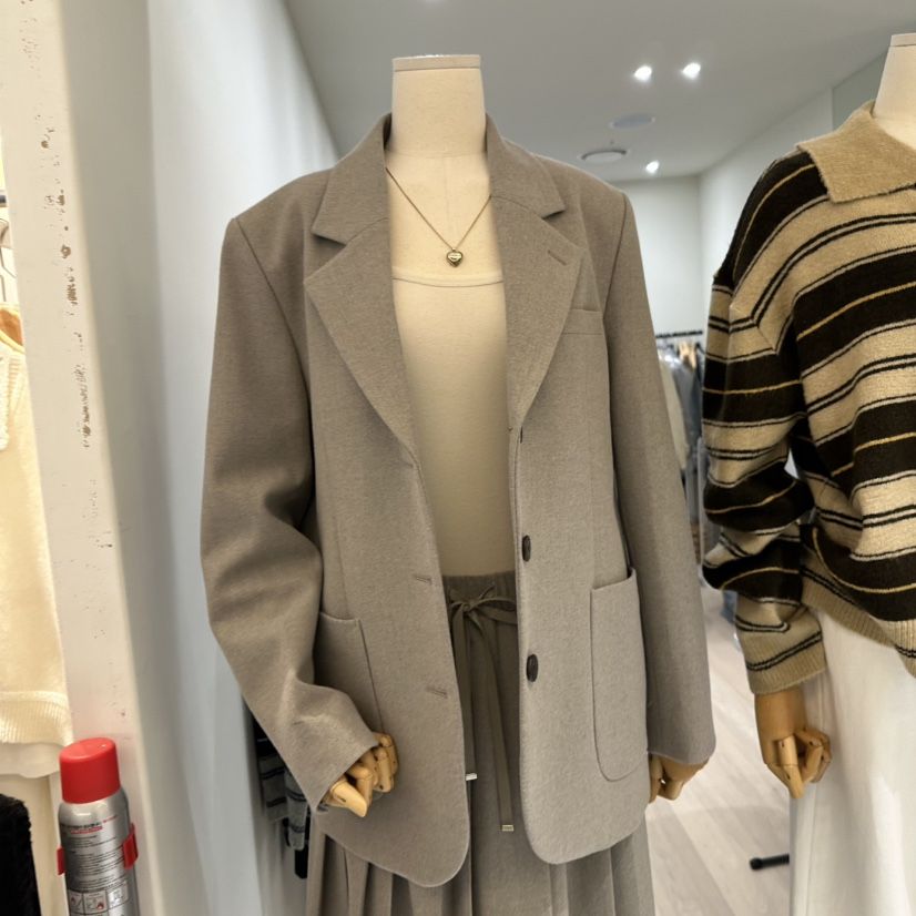 NOTTINGHAM東大門㊣實拍女士新品25秋冬熱賣職業休閑人氣夾克NOTTINGHAM夾克