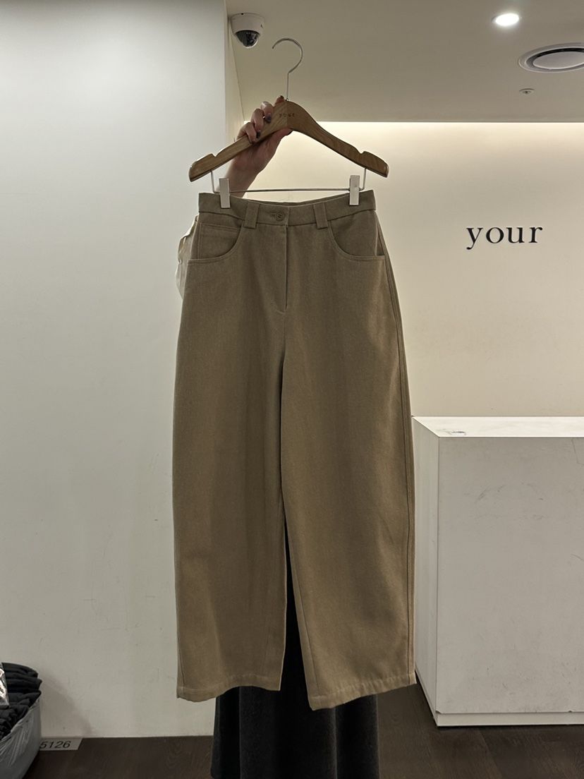 YOUR-P韓國代購㊣女裝新款職業25秋冬休閑推薦人氣真品休閑褲YOUR-P休閑褲