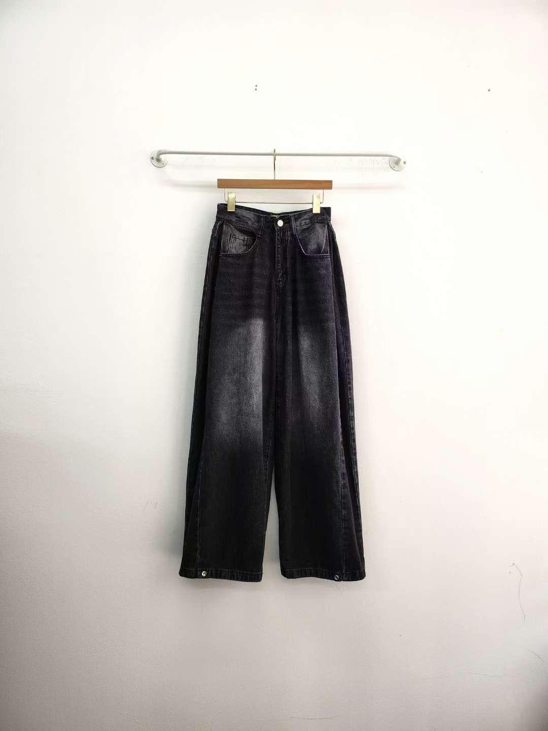 YUNI YUNI-유니유니-T東大門㊣實拍女裝新品25秋冬牛仔褲YUNI YUNI牛仔褲