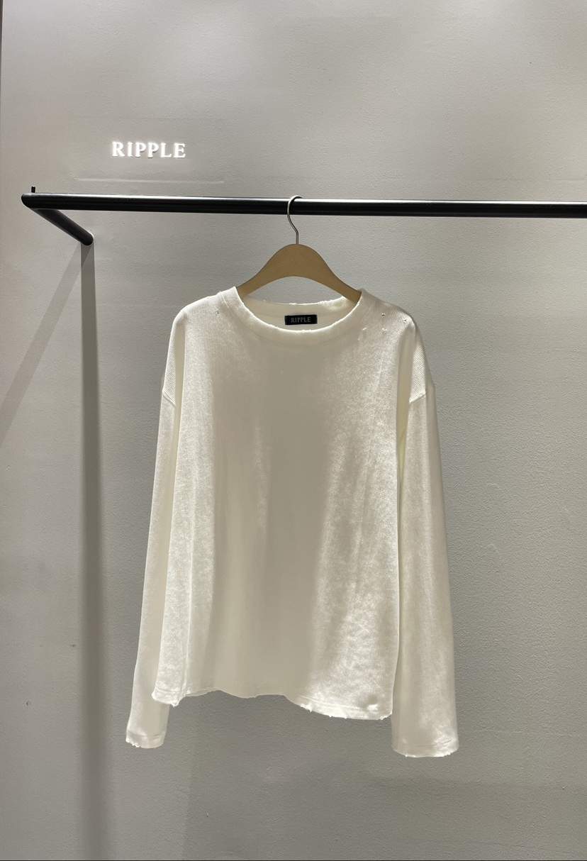RIPPLE韓國代購㊣女裝新品人氣休閑熱賣職業25秋冬時尚長袖T恤RIPPLE長袖T恤