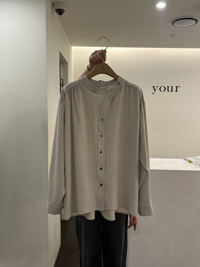 YOUR-P韓國代購㊣女士新款25秋冬職業休閑推薦熱賣襯衫蕾絲衫YOUR-P襯衫/蕾絲衫