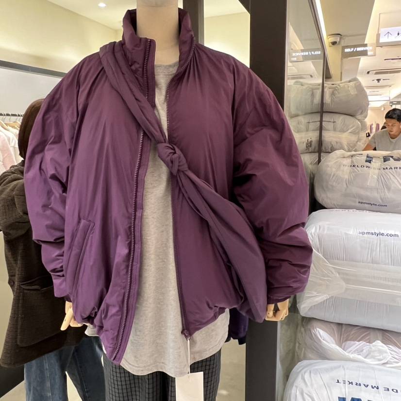 SELF SERVICE東大門㊣實拍女士新款時尚短款羽絨服不含包絨SELF SERVICE短款羽絨服
