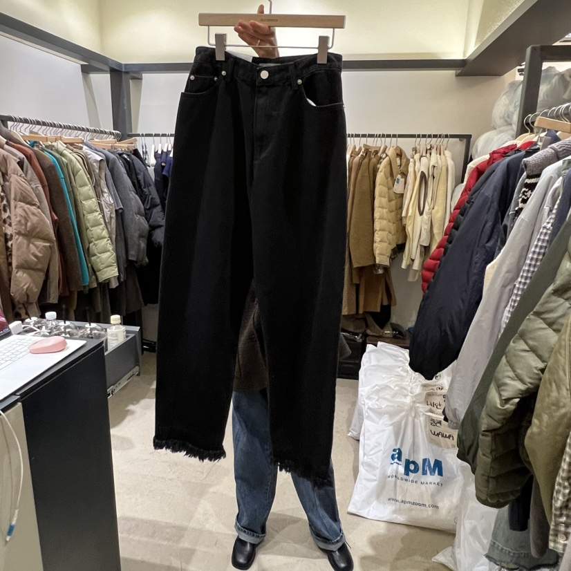 SELF SERVICE韓國直郵㊣女士新品職業推薦時尚真品人氣牛仔褲SELF SERVICE牛仔褲