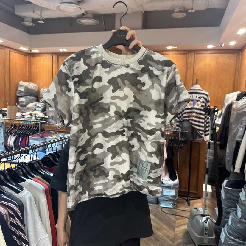 GARMENT-P韓國代購㊣女裝新品人氣時尚熱賣真品職業T恤迷彩GARMENTT恤