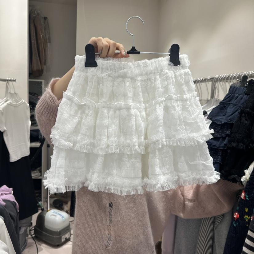 MIMME韓國直郵㊣女裝新品推薦職業休閑熱賣裙褲荷葉邊雪紡褶皺MIMME裙褲