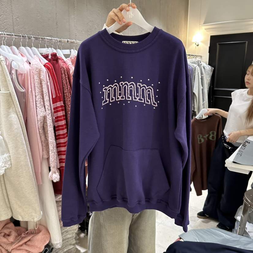 MIXXIN東大門㊣直郵女裝新款時尚推薦休閑衛衣不含腰包口袋MIXXIN衛衣