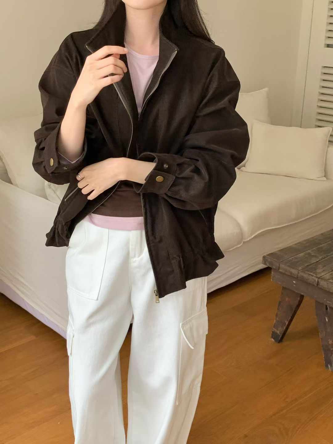 LOVEMEMORE東大門㊣代購女士新款真品職業25秋冬人氣推薦夾克LOVEMEMORE夾克