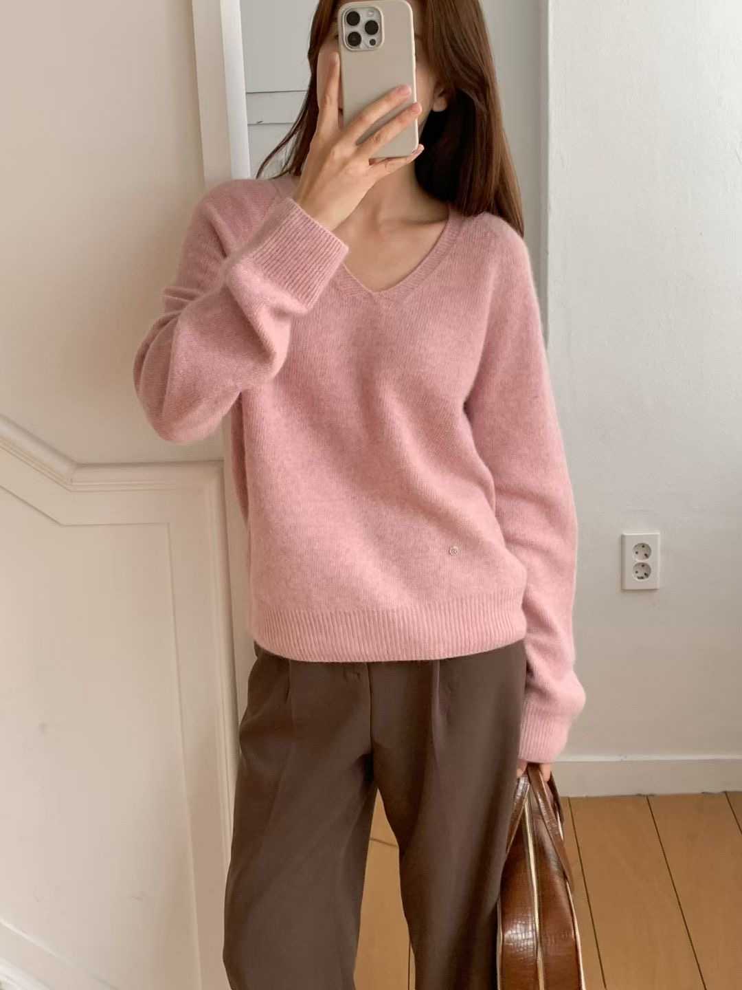 BRUNCH-OT東大門㊣實拍女裝新品真品25秋冬職業針織衫羊毛BRUNCH-OT針織衫