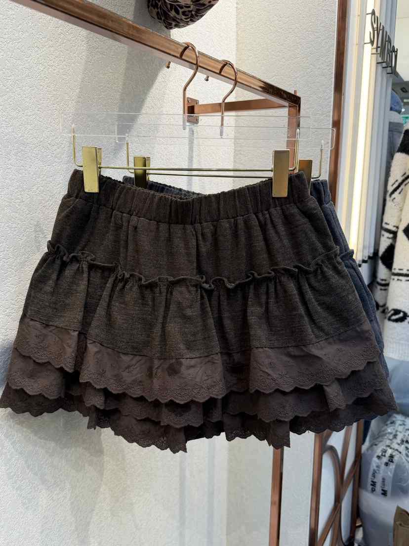 SYMBOL東大門㊣直郵女士新款時尚人氣25秋冬休閑真品熱賣短裙SYMBOL短裙