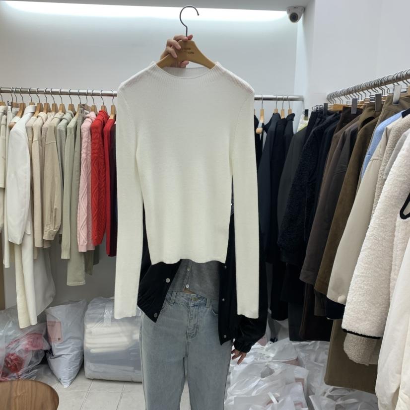 DRESS ROOM韓國直郵㊣女士新品時尚25秋冬職業休閑真品針織衫DRESS ROOM針織衫
