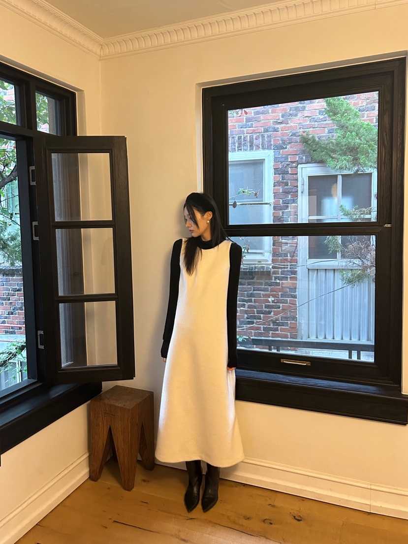 ME MO韓國直郵㊣女士新品25秋冬休閑熱賣推薦人氣時尚連衣裙ME MO連衣裙