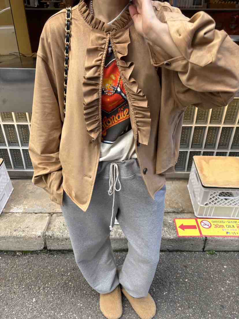 FRANC—L韓國直郵㊣女士新款人氣職業熱賣25秋冬真品時尚夾克FRANC夾克