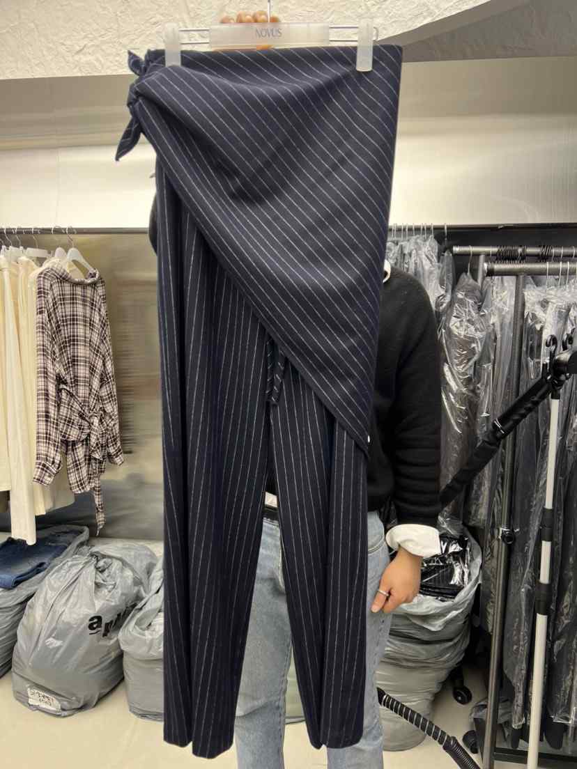NOVUS東大門㊣直郵女士新品休閑時尚熱賣25秋冬套裝羊毛套裝條紋NOVUS套裝