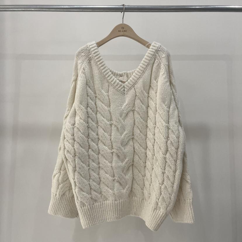 BLANC-A東大門㊣代購女裝新品25秋冬人氣真品時尚職業針織衫BLANC-A針織衫