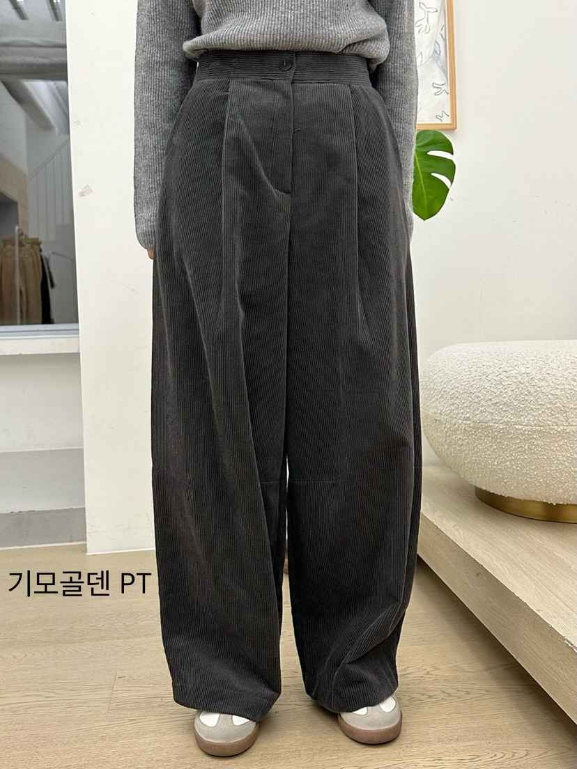 BUT韓國代購㊣女士新品真品熱賣時尚職業推薦休閑休閑褲拉絨button休閑褲
