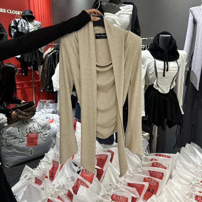 RARE CLOSET東大門㊣代購女士新品熱賣職業時尚真品長袖T恤RARE CLOSET長袖T恤