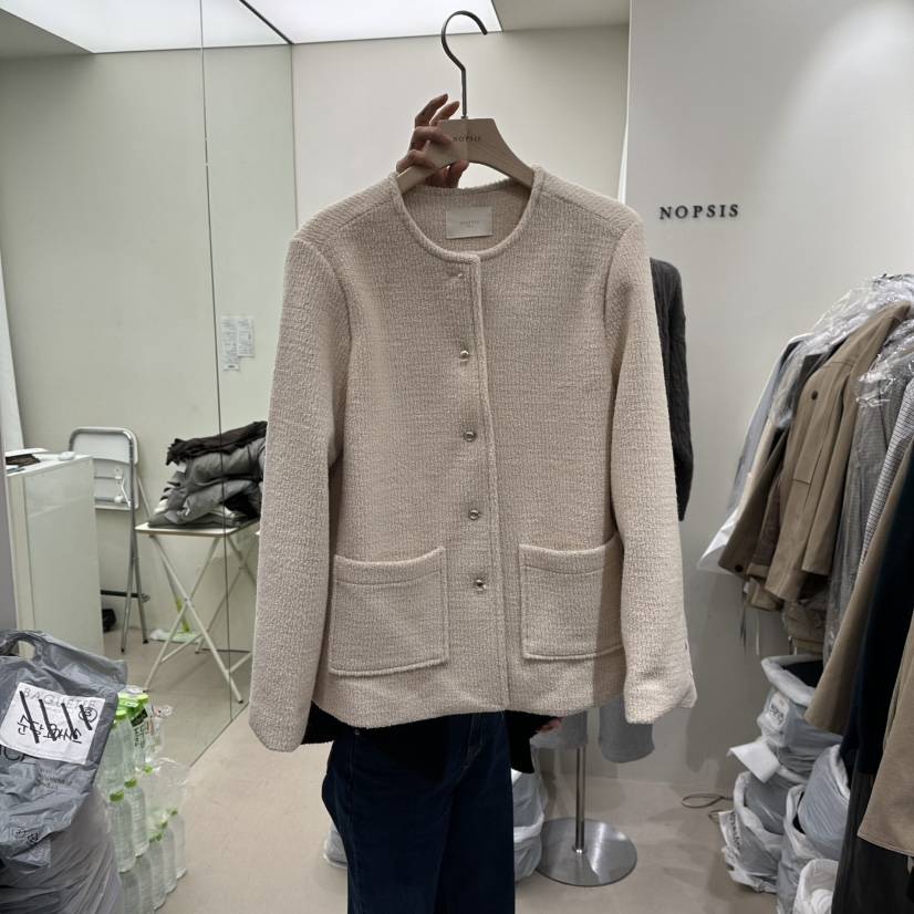 NOPSIS東大門㊣直郵女士新品真品休閑時尚職業熱賣夾克花呢NOPSIS夾克