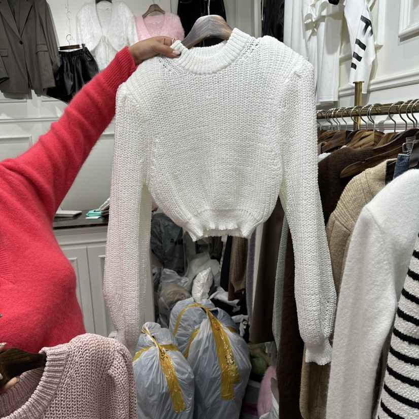 J.RITZY韓國直郵㊣女士新品職業推薦25秋冬真品時尚針織衫J.RITZY針織衫